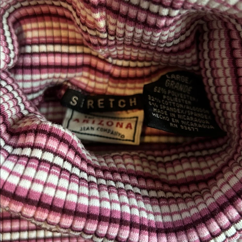 2 Striped Turtleneck Sweater - Picture 2 of 7